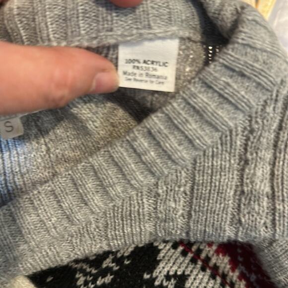 K. P. Knitwear 80’s Vintage Ski Lodge Christmas Sweater Size Small - Picture 8 of 9